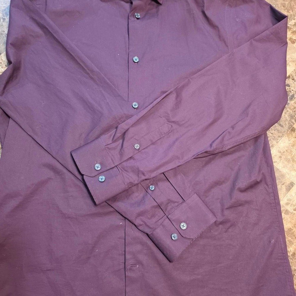 Express Bungundy button M